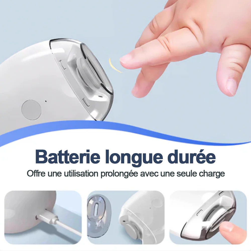 60off 💥 50% DE RÉDUCTION ! ✨ Ponceuse à Ongles Auto - 3 Vitesses Réglables, Silencieuse, LED Integrée pour Soin Précise 💅✨ -Remifa® (Copy) - Image 6