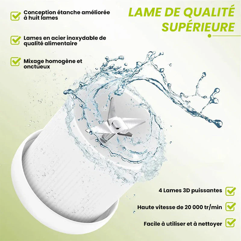 🍃Vente directe d'usine🍃 Extracteur de Jus Portable Best-Seller | 🍎 Savourez du jus frais à tout moment, partout ! -Remifa® - Image 12