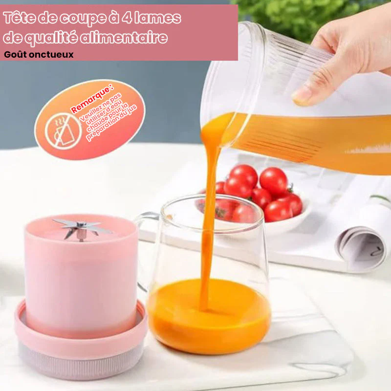 🍃Vente directe d'usine🍃 Extracteur de Jus Portable Best-Seller | 🍎 Savourez du jus frais à tout moment, partout ! -Remifa® - Image 16