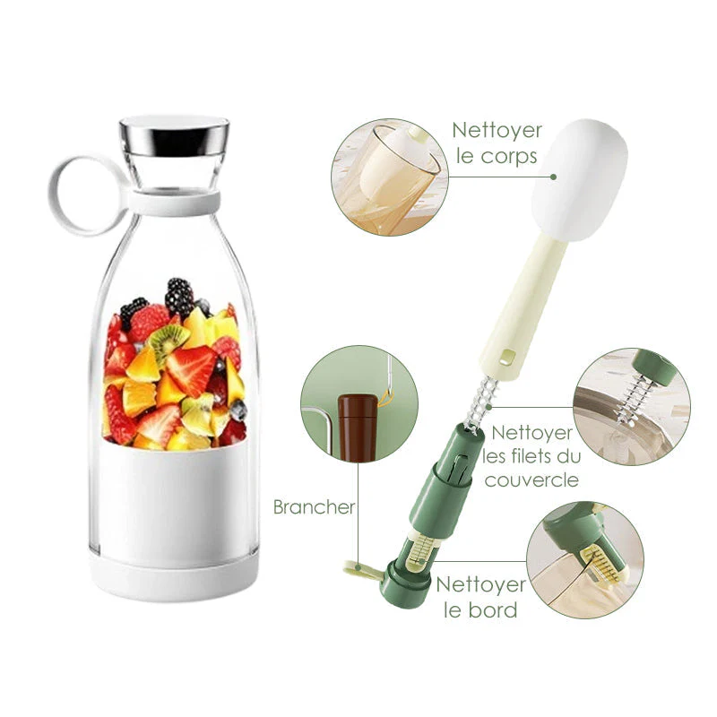 🍃Vente directe d'usine🍃 Extracteur de Jus Portable Best-Seller | 🌟 Savourez du jus frais à tout moment, partout ! -Remifa® - Image 27