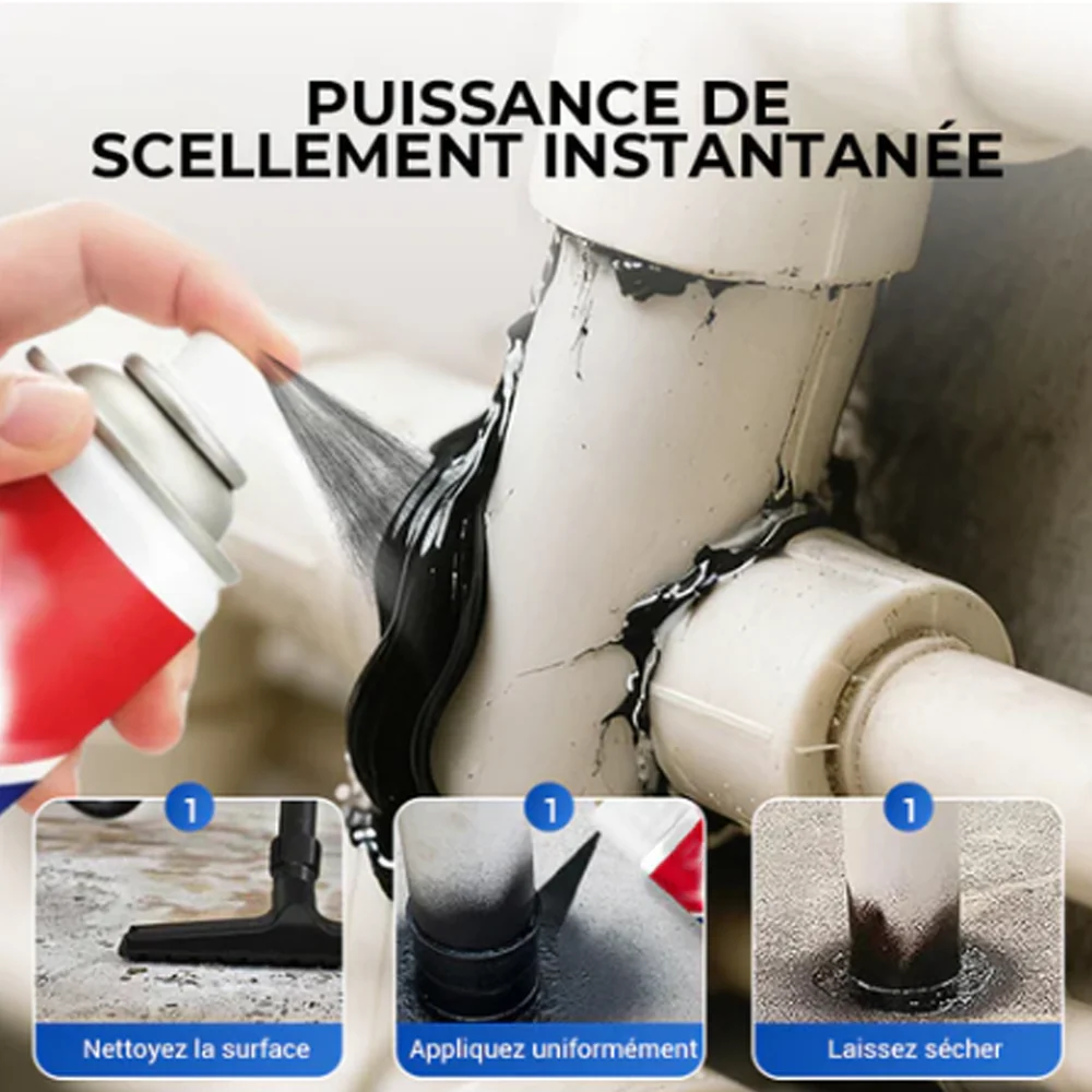 60% OFF DE✨ Spray réparateur de fuites instantané - Colmate les fissures et les interstices en 5 minutes, imperméable et flexible pour tuyaux et toitures (Copy) - Image 7