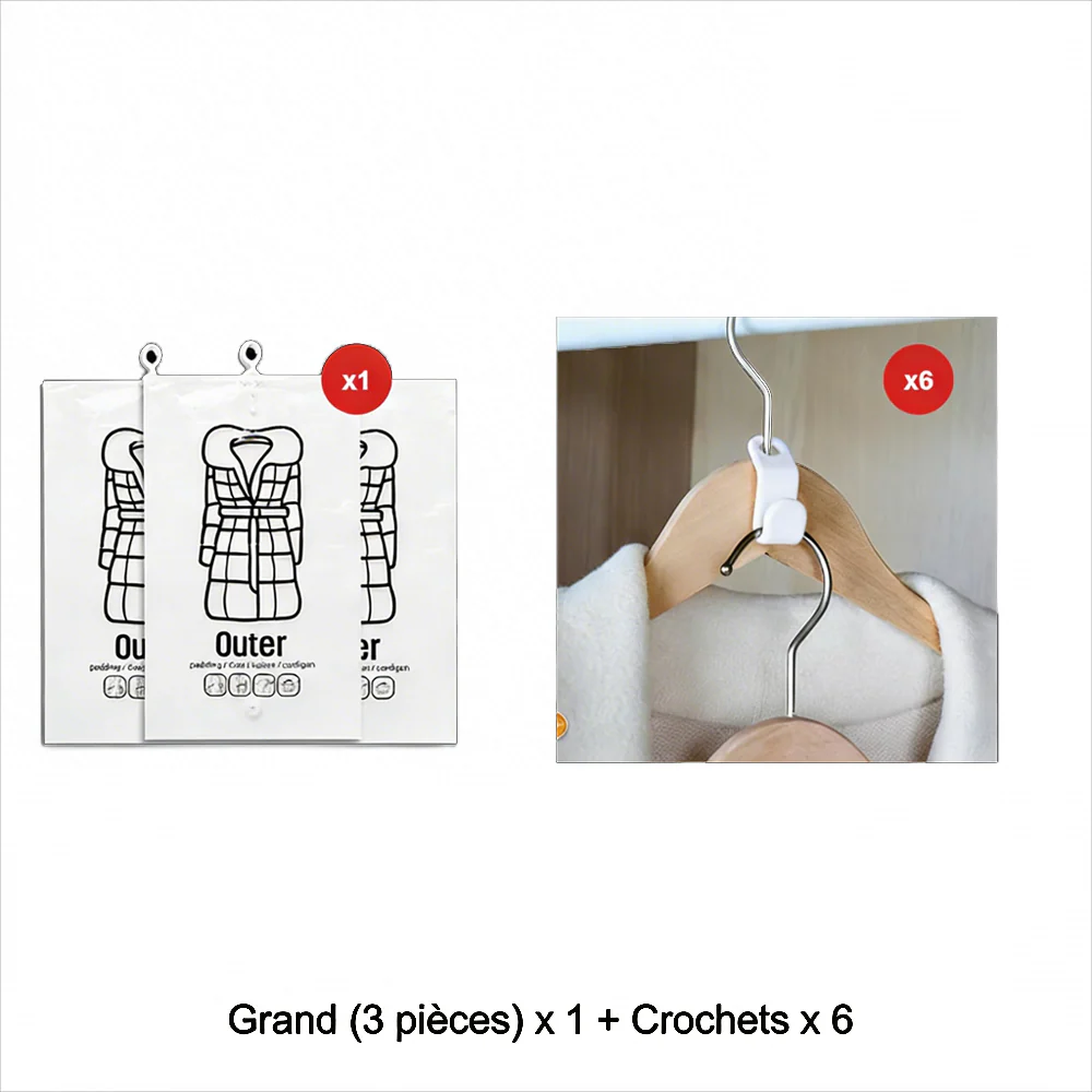 🔥Sac de rangement sous vide saisonnier pour doudoune suspendue - Image 14