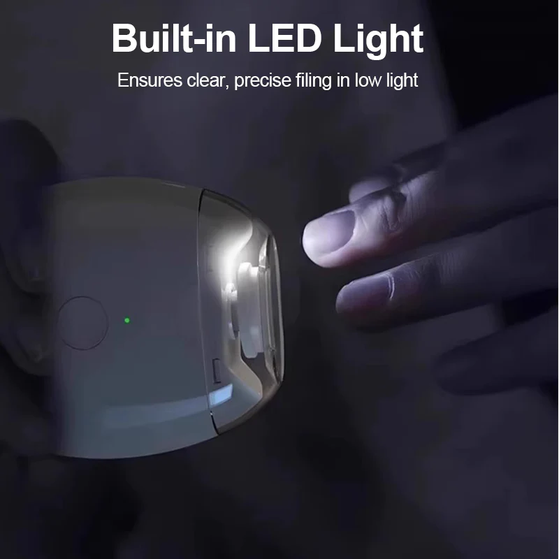 🔥 50% DE RÉDUCTION ! ✨ Ponceuse à Ongles Auto - 3 Vitesses Réglables, Silencieuse, LED Integrée pour Soin Précise ✨ -Remifa® - Image 8