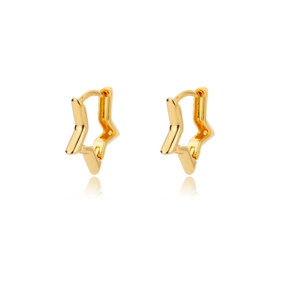 Geometric Star Earrings For Women Stainless Steel Star Hoop Earring Girl Jewelry Gift Charm Hypoallergenic Accessories Brincos - Image 19