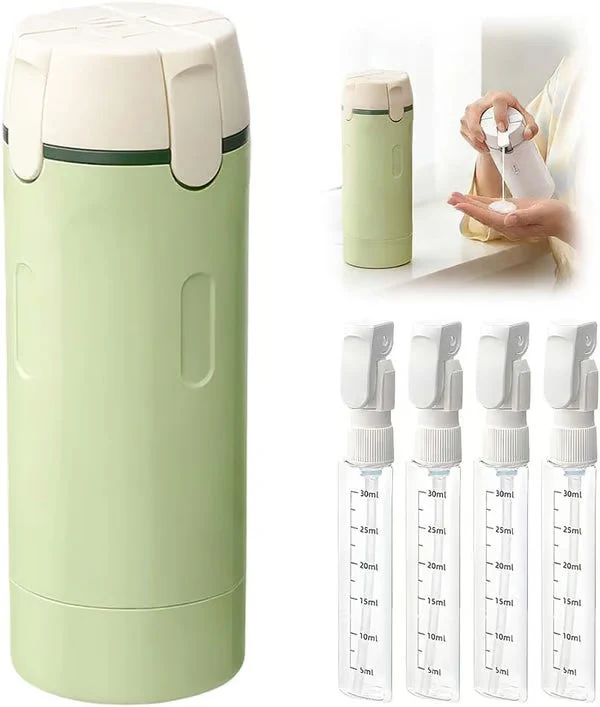 50 % de réduction 🎉Flacons distributeurs rechargeables 4 en 1 pour le voyage -Furzero® - Image 12