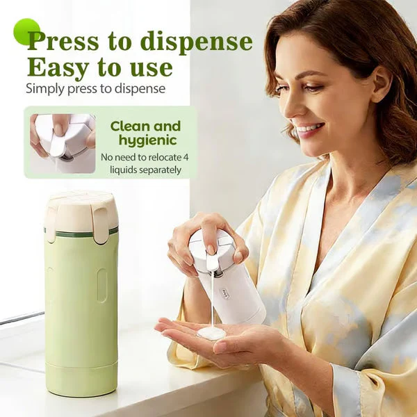 50 % de réduction 🎉Flacons distributeurs rechargeables 4 en 1 pour le voyage -Furzero® - Image 2