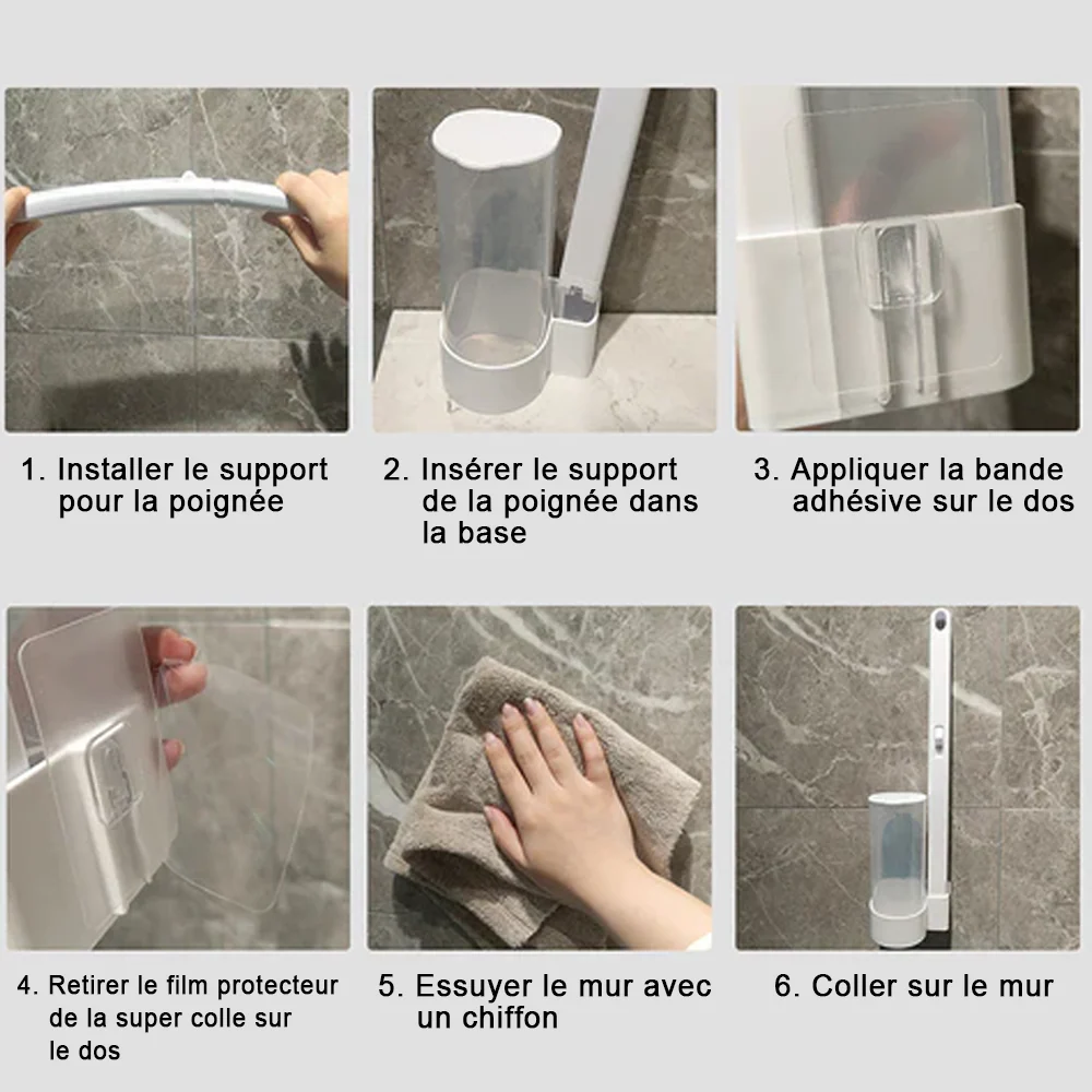 💕Brosse de nettoyage jetable murale pour toilettes à usage domestique✨ - Image 14