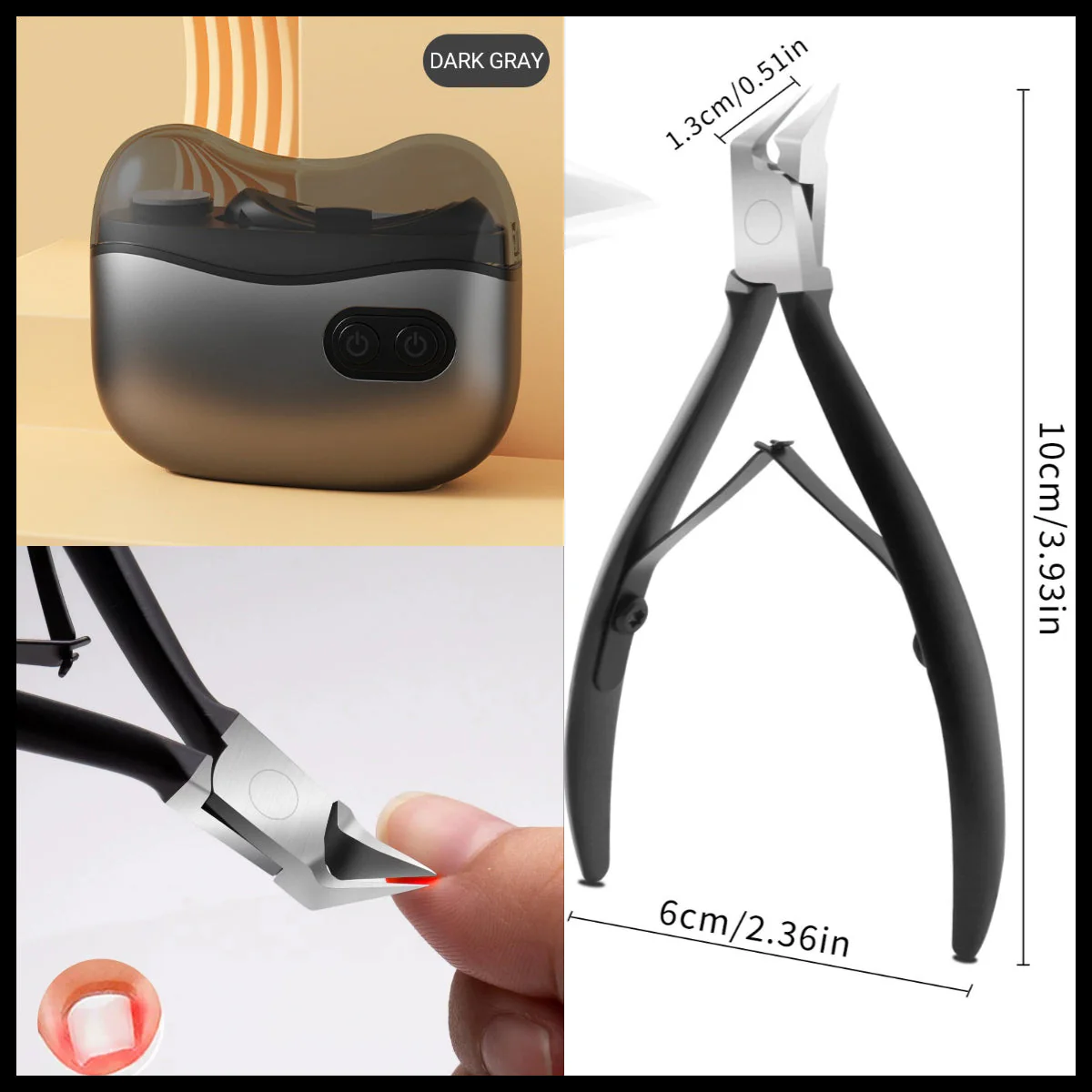 🏆Meilleure vente 🔥58 % DE RÉDUCTION⏳Coupe-Ongles et Polisseur Électrique 2-en-1 -Remifa® - Image 14